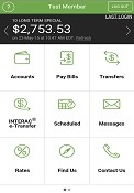 Image of the app's main menu